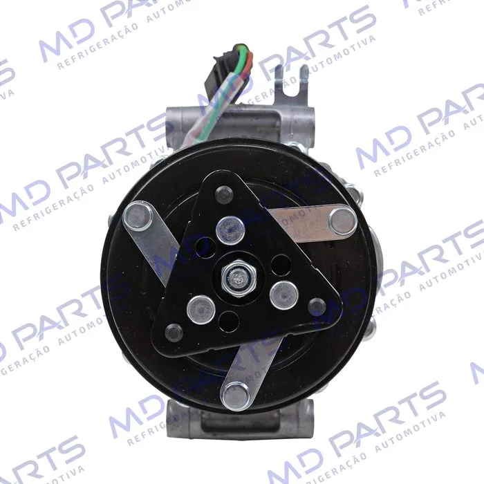Compressor Modelo Sanden Volkswagen Saveiro 2014>/ Fox 2015>/ Voyage 2014>/ Gol 2014> Motor 1.6 MSI - 12 Volts Polia 6pk 110mm OEM: 5V0820803F/ 5U0820803F/ 6RD820803C — foto 3
