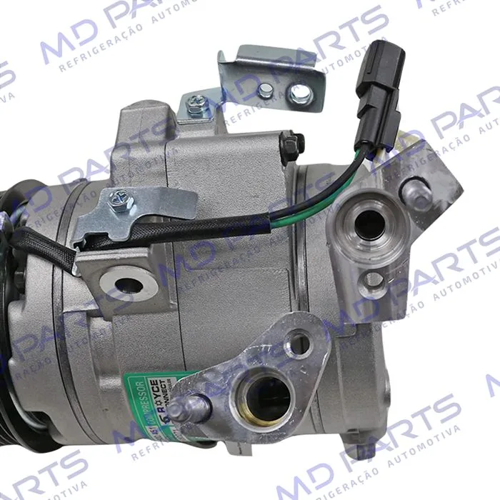 Compressor Modelo FOMOCO Ford Ranger Diesel 2016 Até 2019 - 12 Volts Polia 7pk 115mm OEM: EB3B-19D629-DA — foto 8