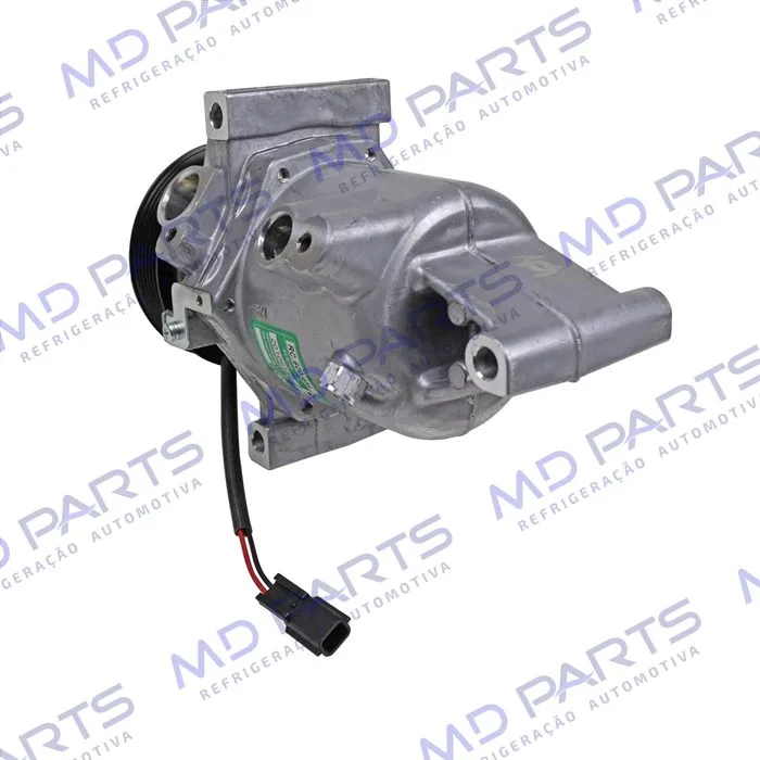 Compressor Calsonic Nissan Kicks 1.6 2016 Até 2019/ Renault Sandero/ Logan/ Duster/ Oroch/ Captur 2017 Até 2019 Motor 1.6 - 12 Volts Polia 7pk 104mm OEM: 926005RA0A/ 926006053R — foto 8