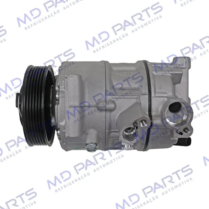 Compressor Modelo Sanden PXE16 Volkswagen Jetta 2011>/ Passat/ Tiguan TSI Motor 2.0 Aspirado/ Audi A4/ Audi A3 Nova - Sentido Anti-Horário OEM: 5C0820803G — foto 6