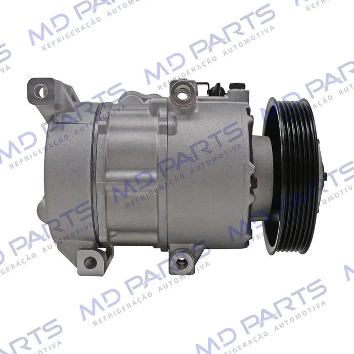 Compressor Modelo Doowon DVE 14N Hyundai Nova Tucson 2018> Mangueira 19MM/ Creta 1.6 2017> - 12 Volts 6pk 125mm OEM: DWP300134460 — foto 4