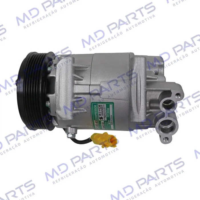 Compressor Modelo Delphi CVC PSA Peugeot 206 / 207 1.4/1.6 Setembro de 2007>/ 208 1.2 2017 Até 2022/ Citroën C3/ Aircross - 12 Volts Polia 6pk 115mm — foto 6