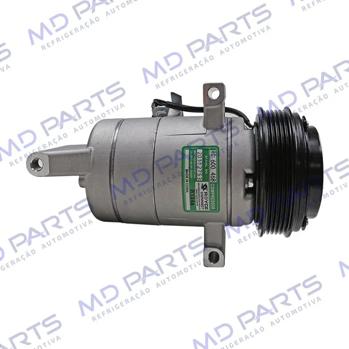 Compressor Chevrolet Onix/ Onix Plus Turbo 3 Cilindros 2020>/ Tracker 1.0/1.2 3cc Turbo 2020> - 12 Volts Polia 5pk 117mm OEM: 26304809/ 26297905 — foto 5