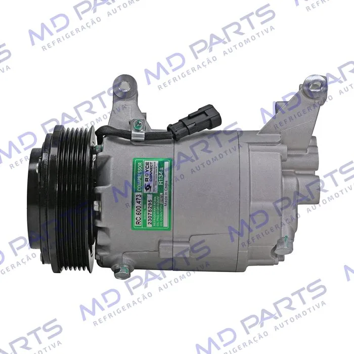 Compressor E-Torq Fiat Palio/ Doblo/ Strada Locker/ Bravo 1.8 2011>/ Punto 1.6/1.8 Tritec 2009> - 12 Volts Polia 6pk 119mm OEM: 52061727/ 52093154/ 51973796