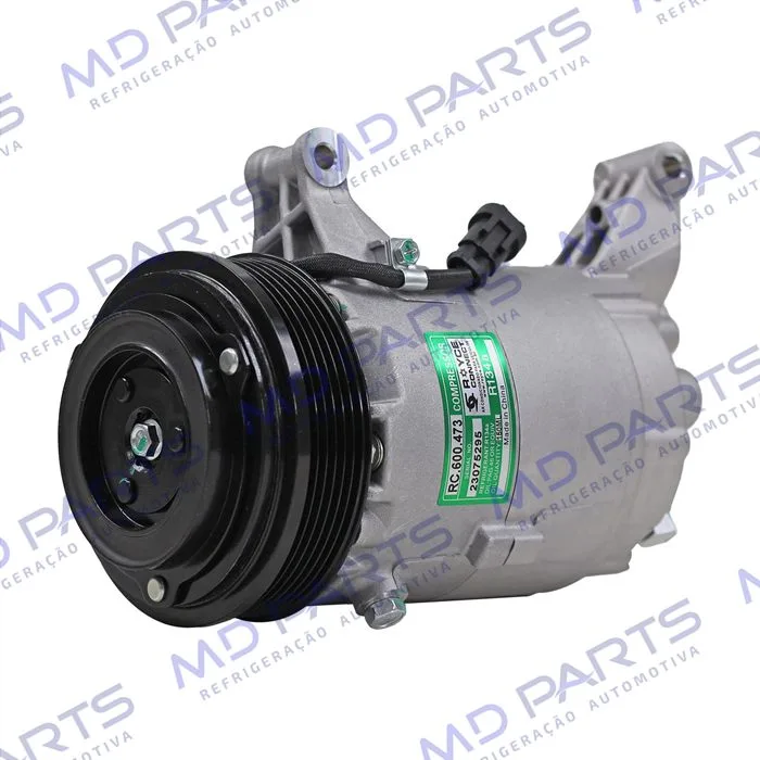 Compressor E-Torq Fiat Palio/ Doblo/ Strada Locker/ Bravo 1.8 2011>/ Punto 1.6/1.8 Tritec 2009> - 12 Volts Polia 6pk 119mm OEM: 52061727/ 52093154/ 51973796 — foto 2