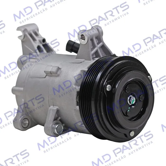 Compressor E-Torq Fiat Palio/ Doblo/ Strada Locker/ Bravo 1.8 2011>/ Punto 1.6/1.8 Tritec 2009> - 12 Volts Polia 6pk 119mm OEM: 52061727/ 52093154/ 51973796 — foto 3