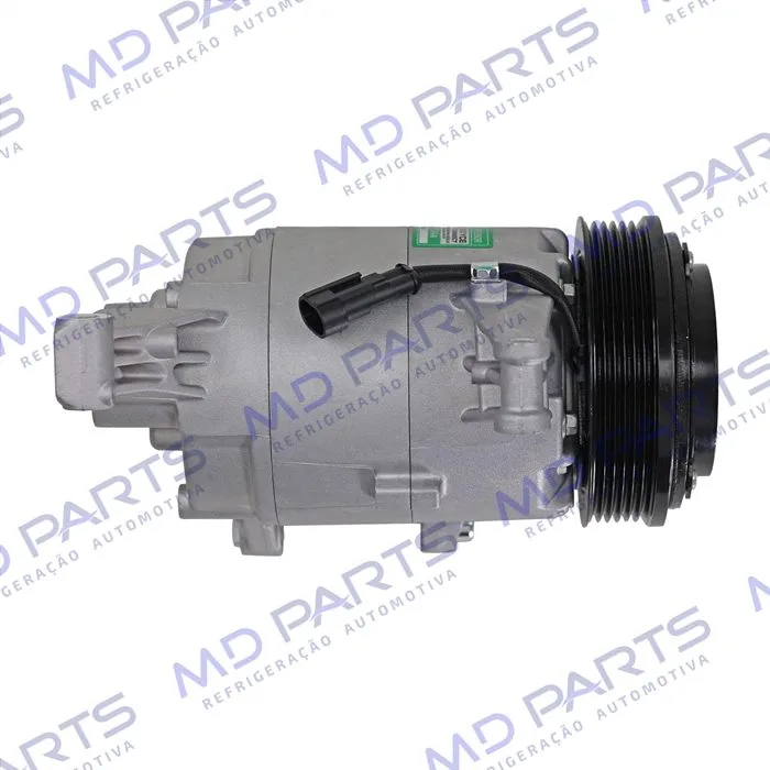 Compressor E-Torq Fiat Palio/ Doblo/ Strada Locker/ Bravo 1.8 2011>/ Punto 1.6/1.8 Tritec 2009> - 12 Volts Polia 6pk 119mm OEM: 52061727/ 52093154/ 51973796 — foto 6