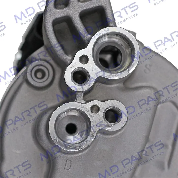 Compressor E-Torq Fiat Palio/ Doblo/ Strada Locker/ Bravo 1.8 2011>/ Punto 1.6/1.8 Tritec 2009> - 12 Volts Polia 6pk 119mm OEM: 52061727/ 52093154/ 51973796 — foto 7