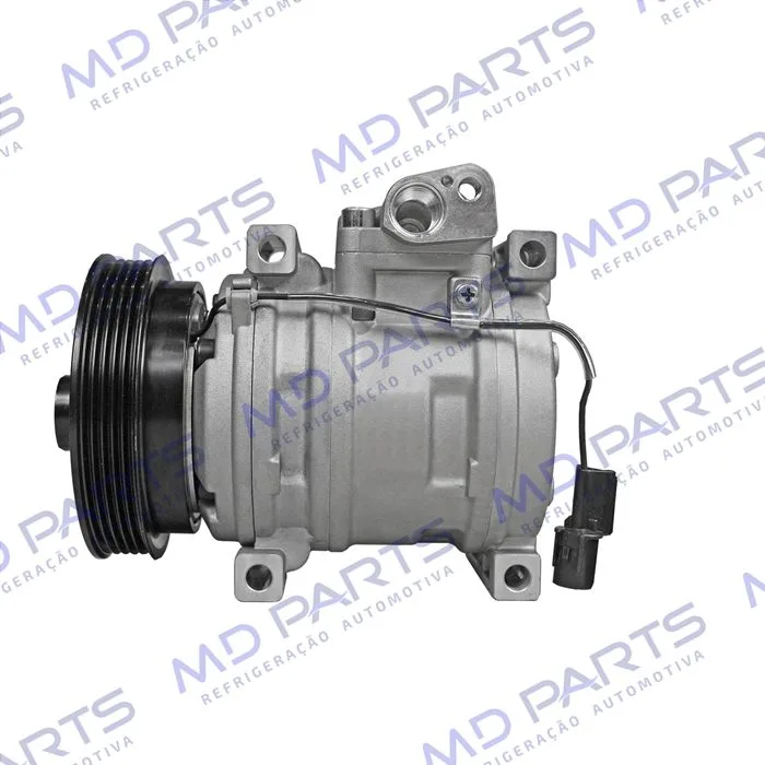 Compressor Modelo Halla HS09 Kia Picanto 1.0 Flex 4 Cilindros 2006> - 12 Volts Polia 5pk 121mm OEM: 977011Y000