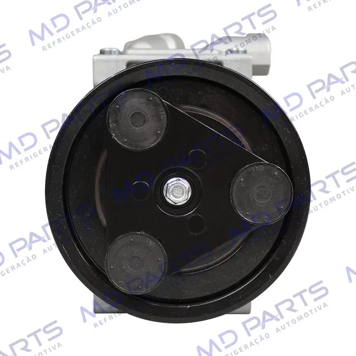 Compressor Modelo Halla HS09 Kia Picanto 1.0 Flex 4 Cilindros 2006> - 12 Volts Polia 5pk 121mm OEM: 977011Y000 — foto 3