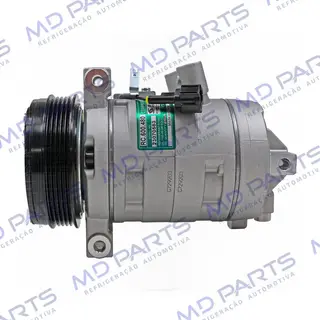 Compressor Modelo Valeo Nissan Frontier Motor Diesel 2.3 2017> - 12 Volts Polia 5pk 119mm OEM: 926004JA1A