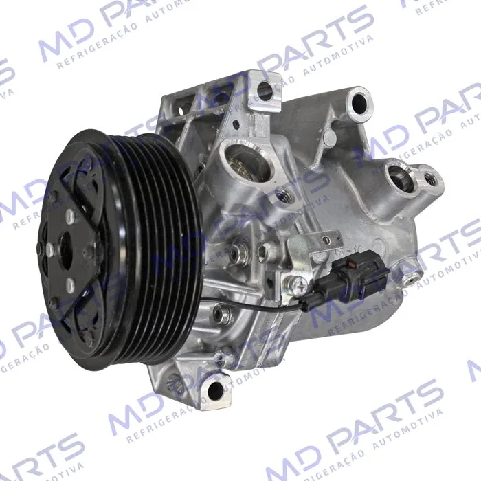 Compressor Calsonic Nissan March / Versa Motor 1.0 2015> - 12 Volts Polia 7pk 104mm OEM: 926001HC2A — foto 2