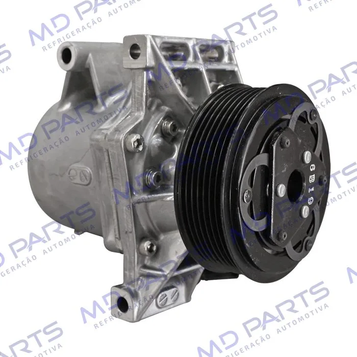 Compressor Calsonic Nissan March / Versa Motor 1.0 2015> - 12 Volts Polia 7pk 104mm OEM: 926001HC2A — foto 4