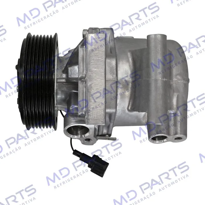 Compressor Calsonic Nissan March / Versa Motor 1.0 2015> - 12 Volts Polia 7pk 104mm OEM: 926001HC2A — foto 8