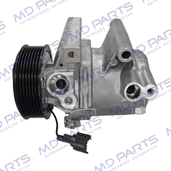 Compressor Calsonic Nissan March / Versa Motor 1.0 2015> - 12 Volts Polia 7pk 104mm OEM: 926001HC2A — foto 9