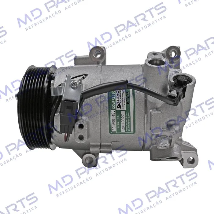 Compressor Honda Civic Motor 1.5 Turbo Geração 10 2017> - 12 Volts Polia 7pk 114mm OEM: 6CVC140E