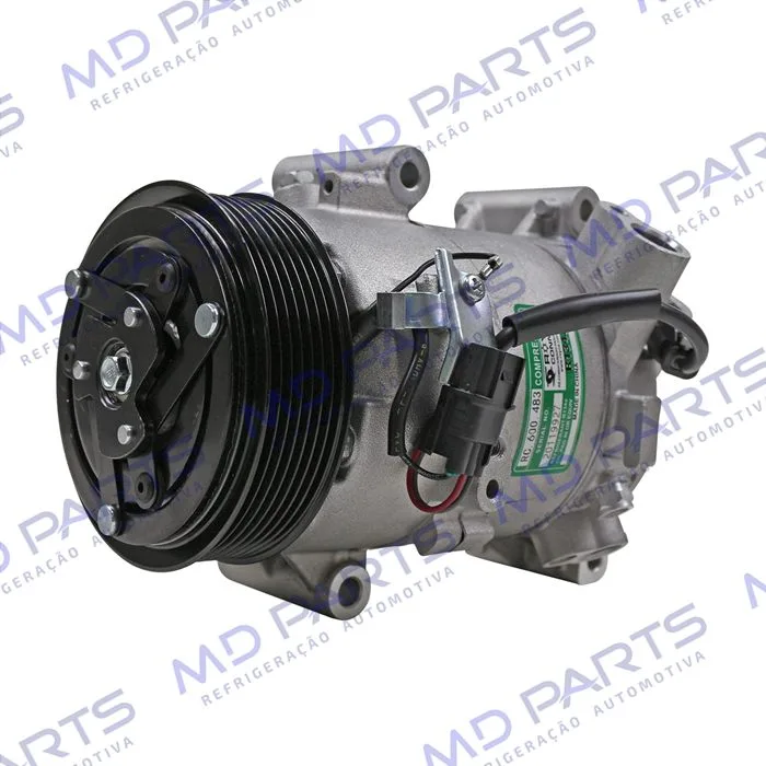 Compressor Honda Civic Motor 1.5 Turbo Geração 10 2017> - 12 Volts Polia 7pk 114mm OEM: 6CVC140E — foto 2