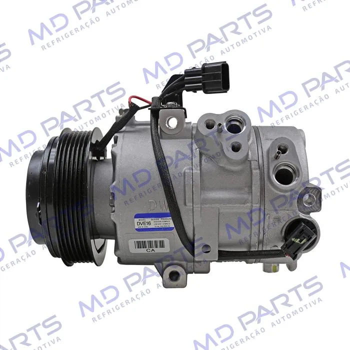 Compressor Modelo DVE16 Original Kia Sportage 2013>/ Hyundai IX35 2013> Flex - 12 Volts 6pk 120mm OEM: DWB977012S602