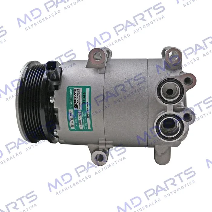 Compressor Ford Focus Motor 1.6 2013 Até 2015 - 12 Volts Polia 6pk 117mm OEM: AV61-19D629-C2C