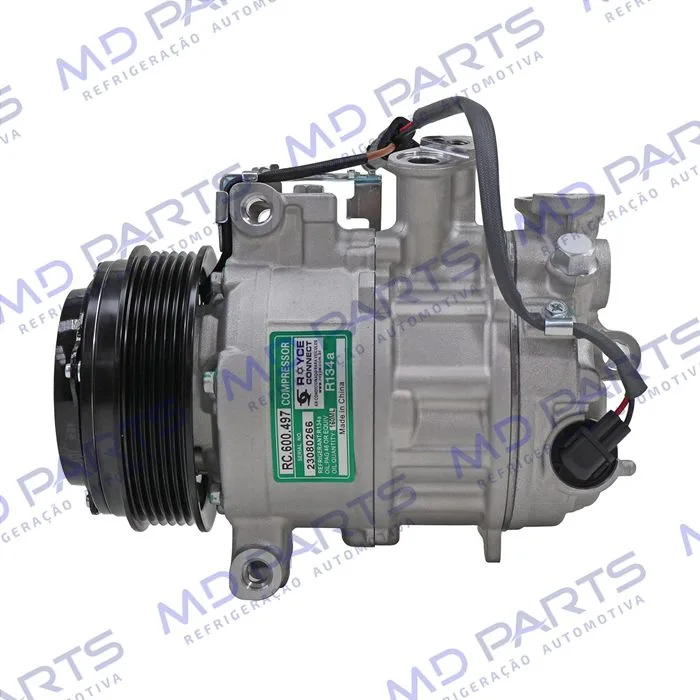 Compressor Modelo Sanden Mercedes Benz Sprinter 314/ 415/ 416/ 516 2020> - 12 Volts Polia 6pk 114mm OEM: A0008303902/ A0008303202/ A0008304400