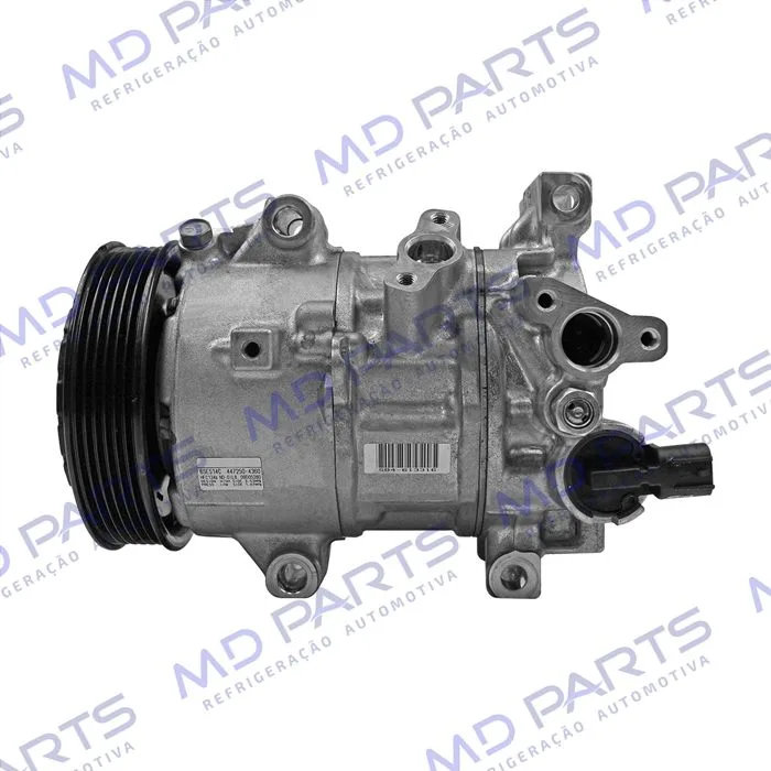 Compressor Modelo Denso 6SES14C Toyota Corolla 2020> Motor 2.0 Flex - 12 Volts Polia 6pk 125mm