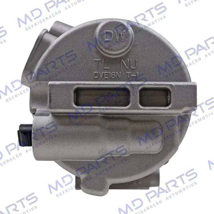 Compressor Modelo Doowon DVE 16N Hyundai Creta 2.0 2017>/ Kia Sportage Motor 2.0 2017 Até 2020 - Conexão 19MM - 12 Volts Polia 6pk 120mm — foto 5