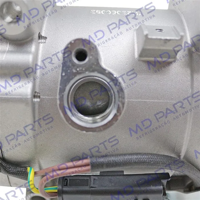 Compressor Citroën C4 Cactus 1.6 Aspirado 2019>/ Peugeot 208 2021 - 12 Volts Polia 6pk OEM: 9827596380 — foto 8