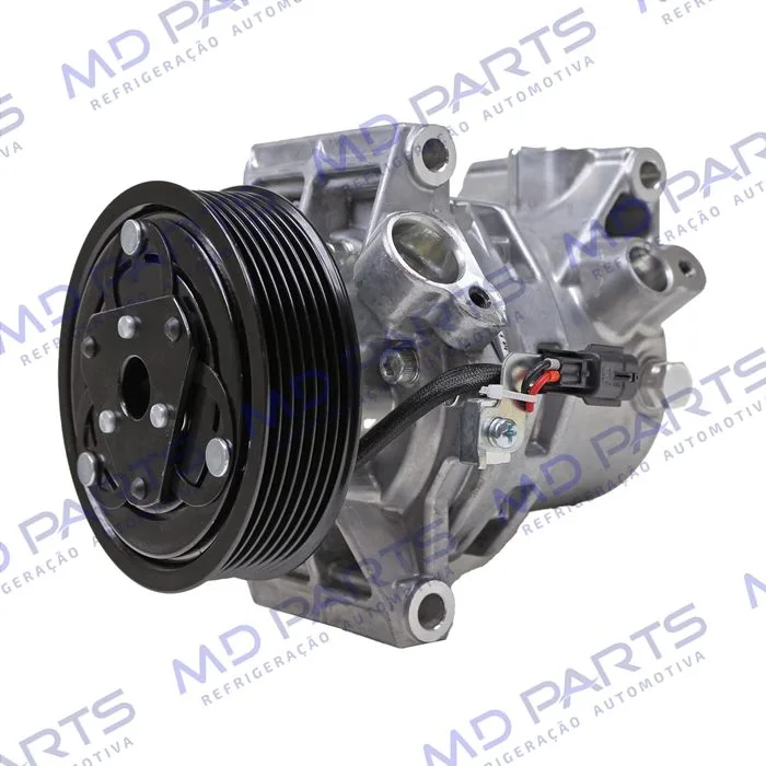 Compressor Modelo Calsonic Renault Captur/ Duster/ Duster Oroch Motor 2.0 - 12 Volts Polia 7pk 112mm OEM: 926009158R — foto 2