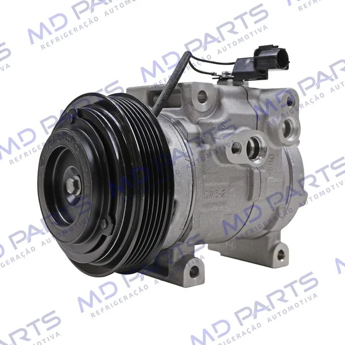 Compressor Original Hyundai HB20 1.0 - 12 Volts Polia 5pk 121mm OEM: 977011S000 — foto 2