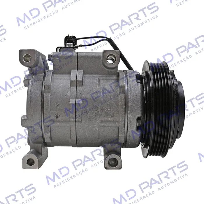 Compressor Original Hyundai HB20 1.0 - 12 Volts Polia 5pk 121mm OEM: 977011S000 — foto 5