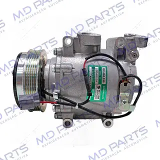 Compressor Modelo Sanden 3442 TRSE07 Honda Fit Motor 1.4 /1.5 Twist 2011 Até 2014 - 12 Volts Polia 5pk