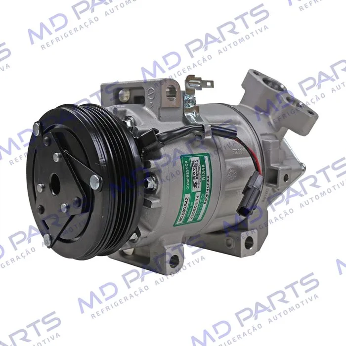Compressor Modelo Valeo Renault Logan / Sandero 1.0 2014 Até 2018 - 12 Volts Polia 4pk OEM: 926006775R — foto 2