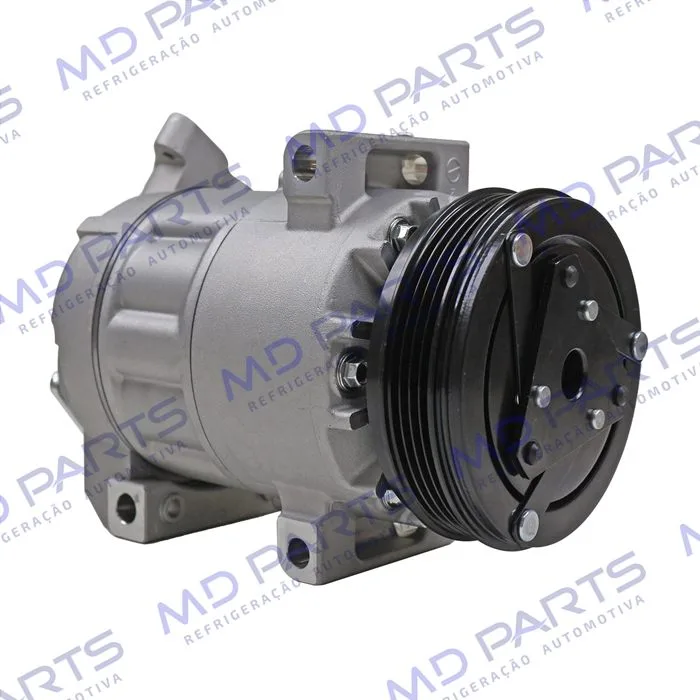 Compressor Modelo Valeo Renault Logan / Sandero 1.0 2014 Até 2018 - 12 Volts Polia 4pk OEM: 926006775R — foto 3