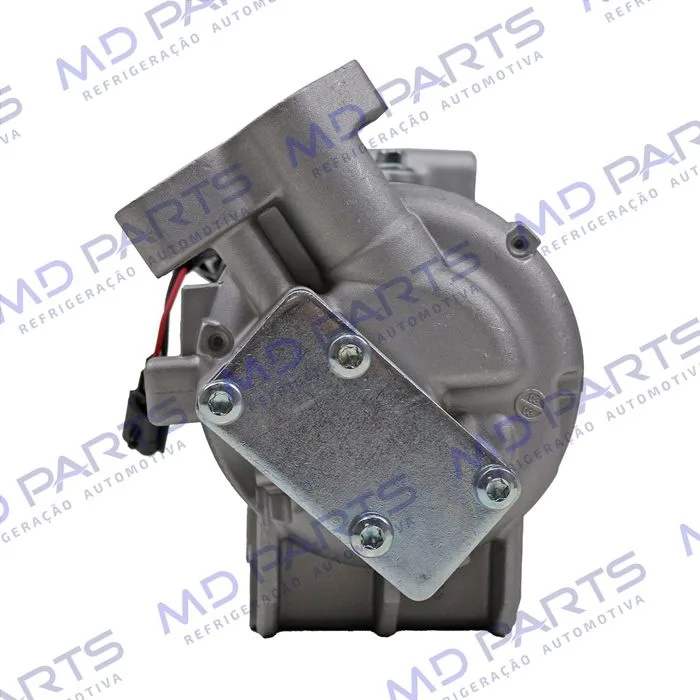 Compressor Modelo Valeo Renault Logan / Sandero 1.0 2014 Até 2018 - 12 Volts Polia 4pk OEM: 926006775R — foto 4