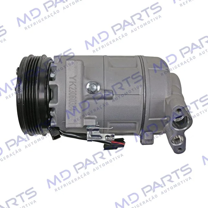 Compressor Modelo Valeo Renault Logan / Sandero 1.0 2014 Até 2018 - 12 Volts Polia 4pk OEM: 926006775R — foto 5