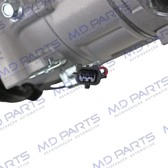 Compressor Modelo Valeo Renault Logan / Sandero 1.0 2014 Até 2018 - 12 Volts Polia 4pk OEM: 926006775R — foto 7