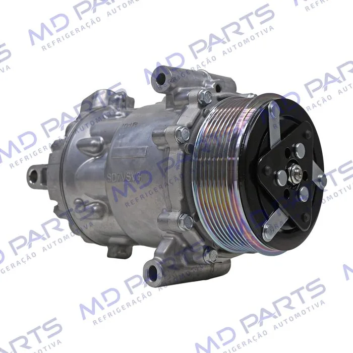 Compressor Modelo Sanden SD7V16 Renault Duster/ Oroch 1.3 Turbo 2022> - 12 Volts Polia 7pk OEM: 926007461R/ 926005546R — foto 3