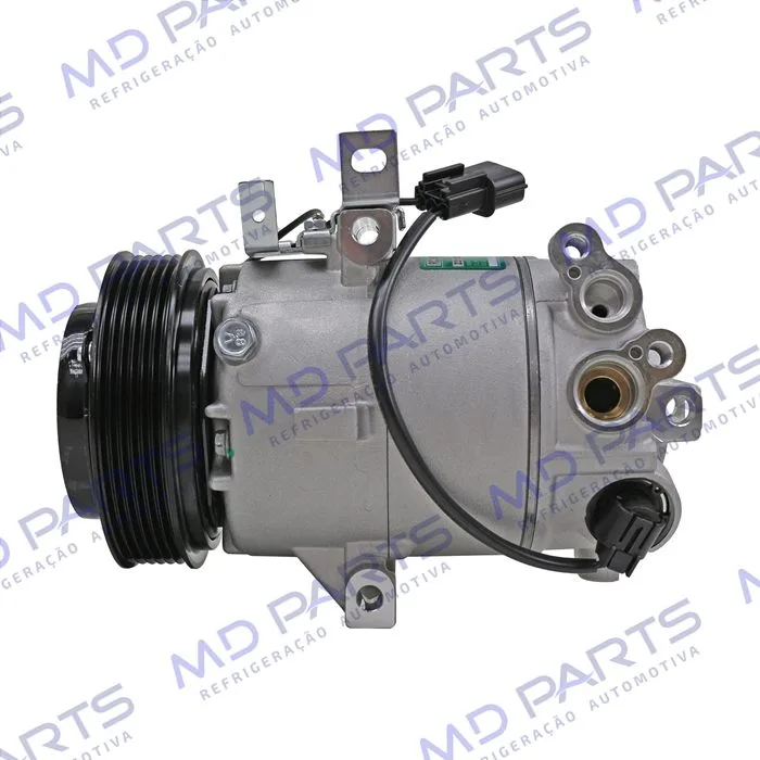 Compressor Modelo HCC Hyundai Elantra 1.8 2011 A 2014 - 12 Volts Polia 6pk OEM: ATBDE03