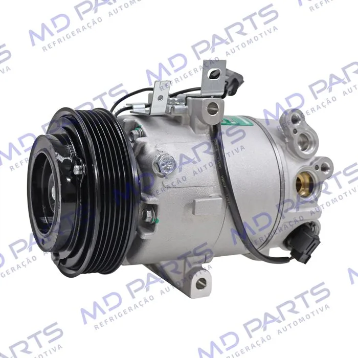 Compressor Modelo HCC Hyundai Elantra 1.8 2011 A 2014 - 12 Volts Polia 6pk OEM: ATBDE03 — foto 2