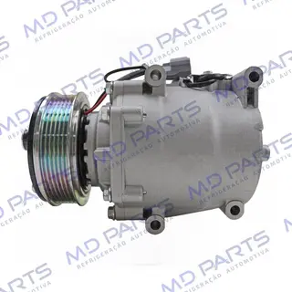 Compressor AATRSA09AA Modelo 4984 Honda Civic 2001 Até 2006 - 12 Volts Polia 6pk 110mm