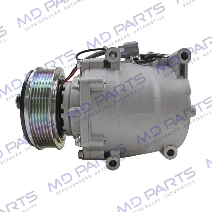 Compressor AATRSA09AA Modelo 4984 Honda Civic 2001 Até 2006 - 12 Volts Polia 6pk 110mm