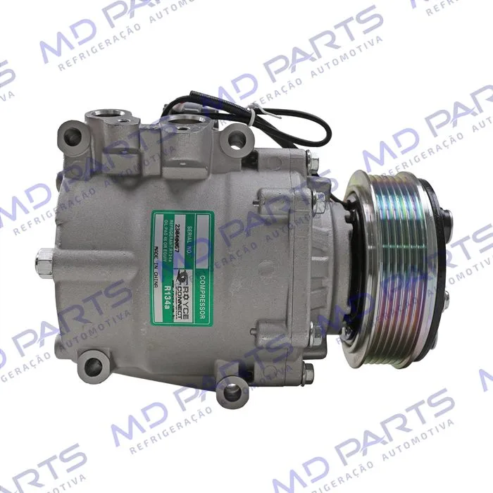 Compressor AATRSA09AA Modelo 4984 Honda Civic 2001 Até 2006 - 12 Volts Polia 6pk 110mm — foto 4