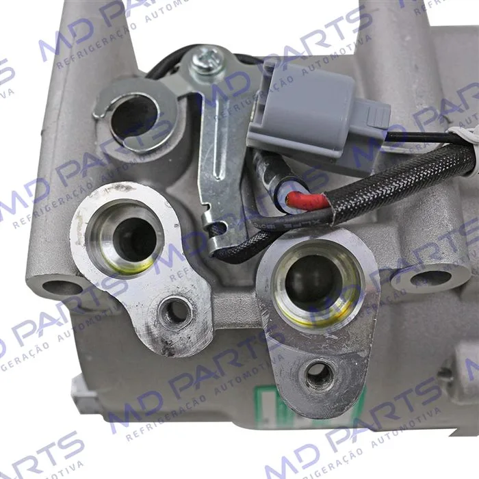 Compressor AATRSA09AA Modelo 4984 Honda Civic 2001 Até 2006 - 12 Volts Polia 6pk 110mm — foto 9