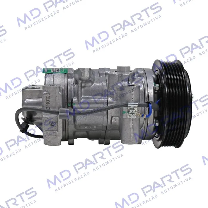 Compressor Modelo Denso 10SRE11C Honda City 1.5 Aspirado 2022> - 12 Volts Polia 6pk OEM: BC447280-5980 — foto 4