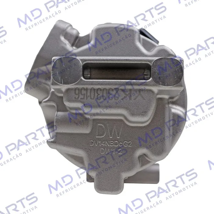 Compressor Modelo Doowon DV14N Hyundai Creta 1.6/2.0 2022> - 12 Volts Polia 6pk 115mm — foto 3
