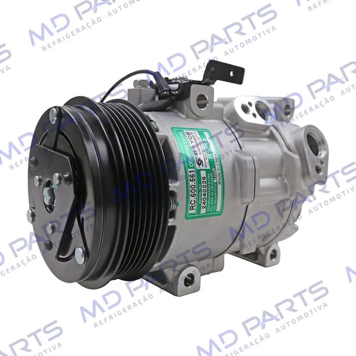 Compressor Modelo Doowon Hyundai DV10 HB20 1.0 Turbo Motor 3 Cilindros 2021> - 12 Volts OEM: 97701R1500 — foto 2
