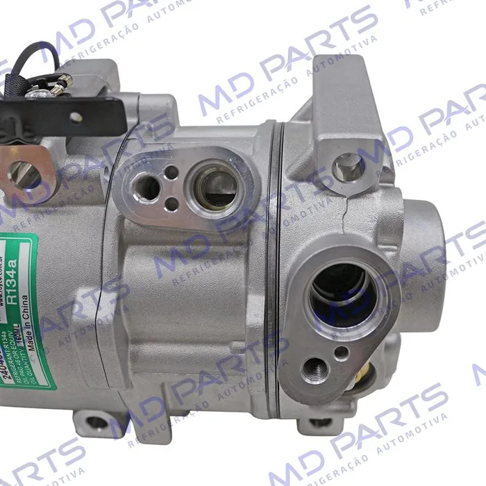 Compressor Modelo Doowon Hyundai DV10 HB20 1.0 Turbo Motor 3 Cilindros 2021> - 12 Volts OEM: 97701R1500 — foto 7