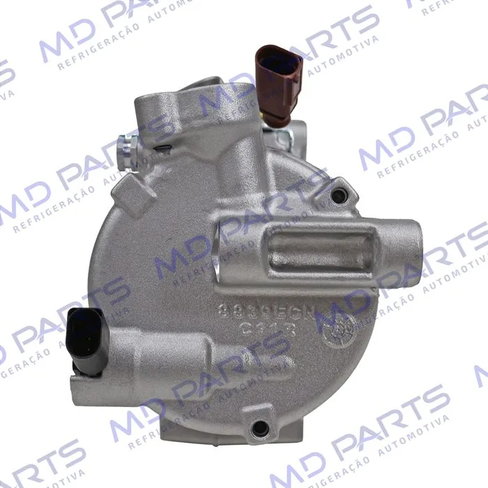 Compressor Modelo Sanden Volkswagen Polo 1.0 TSI/ T-Cross 1.0 TSI 2022>/ Virtus 1.4 Turbo 2022> - 12 Volts 6pk 110mm OEM: 3Q0816803E — foto 5
