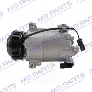Compressor Modelo VS-16 Ford New Fiesta 1.0 Ecoboost Automático 2016> - 12 Volts Polia 6pk OEM: C1B1-19D629-A2G