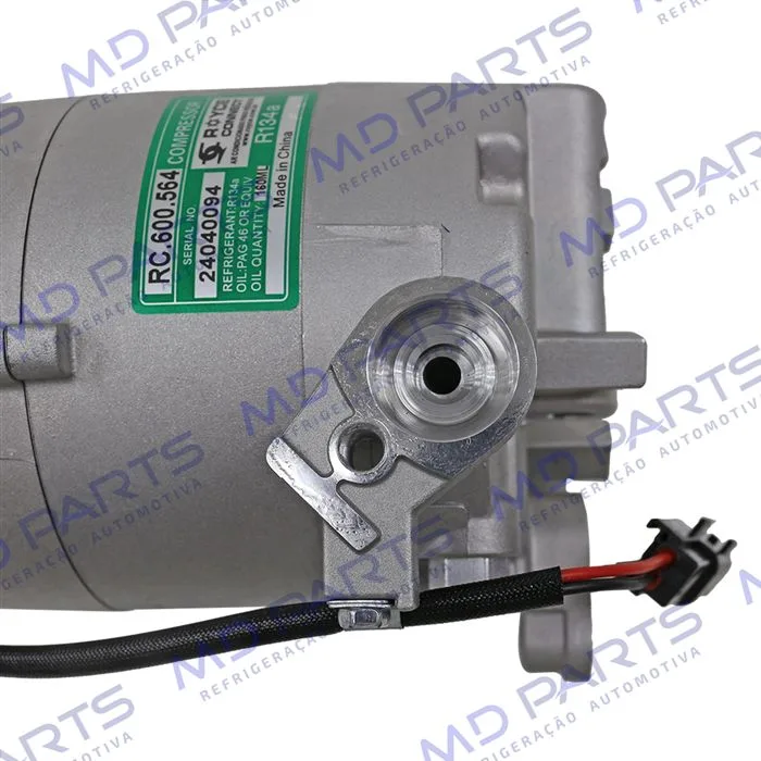 Compressor Modelo VS-16 Ford New Fiesta 1.0 Ecoboost Automático 2016> - 12 Volts Polia 6pk OEM: C1B1-19D629-A2G — foto 7